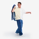Upcycling t-shirt oversized homme manches courtes MARGOUM & LOSANGE VERSION 2