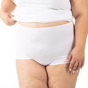 Culotte taille haute grandes tailles en coton stretch