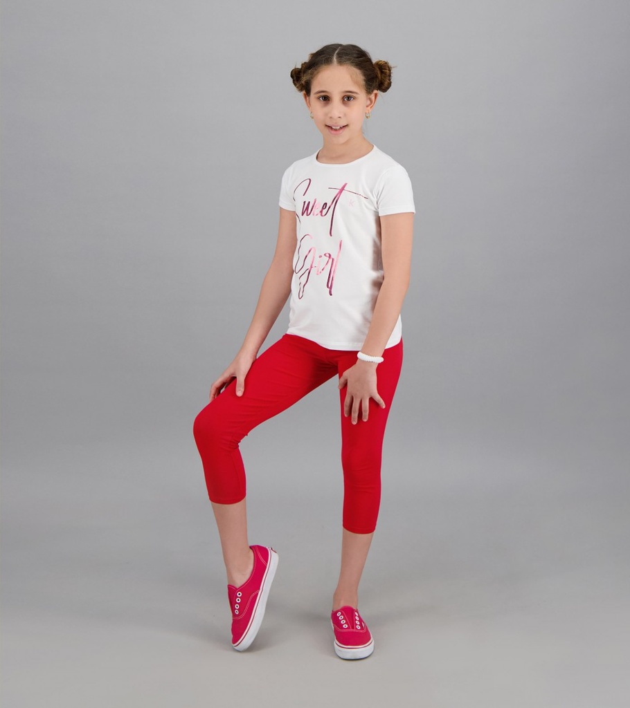 Legging capri fille