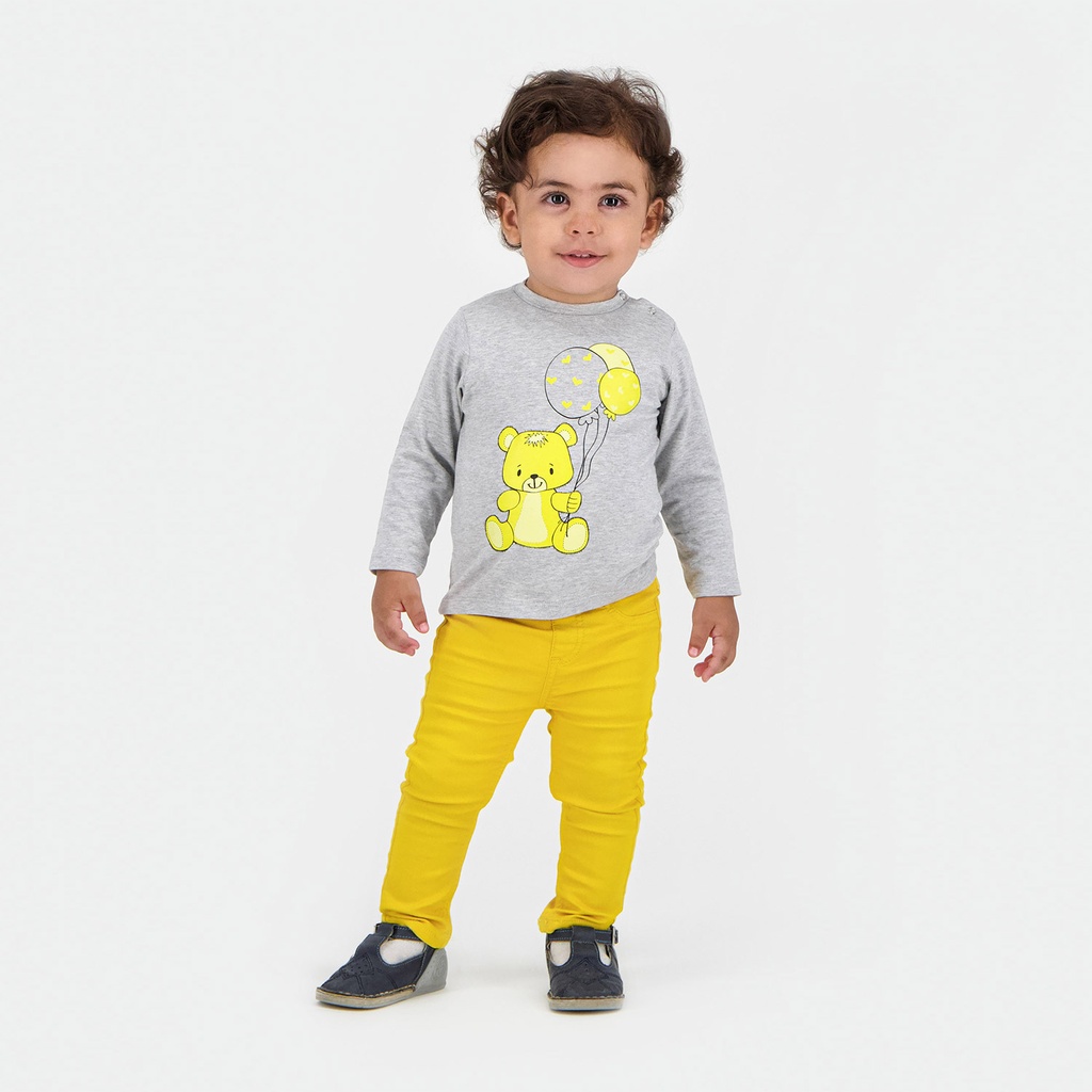T-shirt bébé manches longues OURS BALLONS