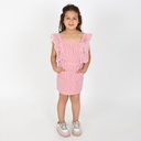 Robe fille en chaine et trame