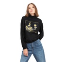 Sweat femme col cheminé QUAD DANS LES DUNES