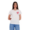 T-shirt femme manches courtes COEUR