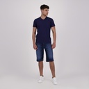 T-shirt homme manches courtes col v avec poche