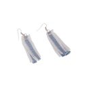 Boucle d'oreille frange en jeans