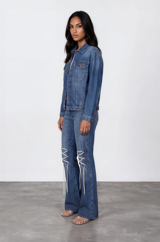 Jacket oversized / Sac unisexe en jeans Modular - Tunis Fashion Week