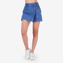 Skort femme avec noued en jeans - SOUKAINA 2.0