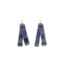 Boucle d'oreille en denim