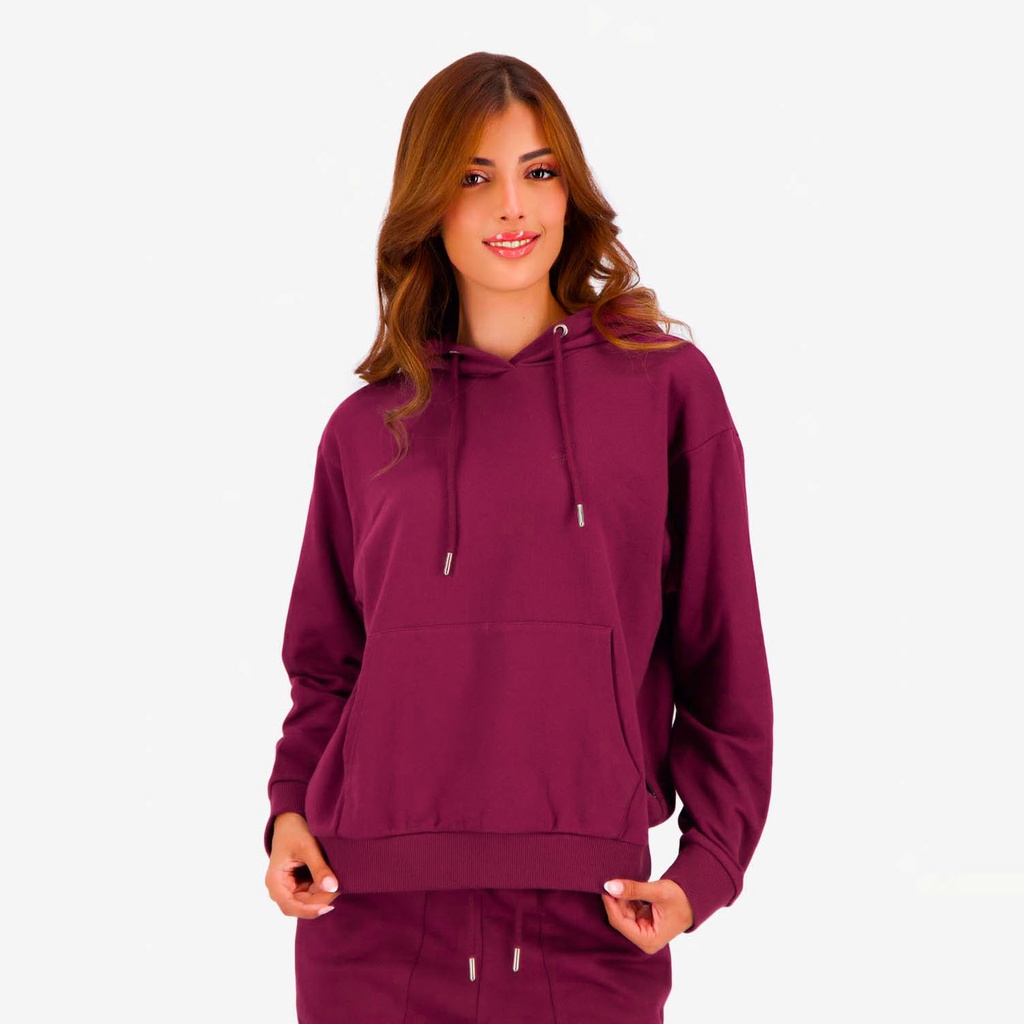 Hoodie femme avec broderie