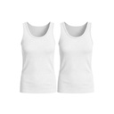 Lot de 2 Singlets homme en coton pur