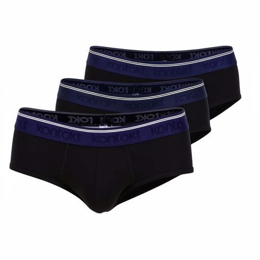 Lot de 3 slips midi homme en coton stretch