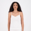 Caraco femme col V en microfibre extensible