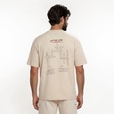 T-shirt oversized unisexe manches courtes  عيش تونسي