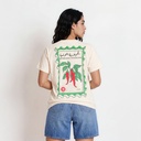 T-shirt femme manches courtes الجمهورية التونسية