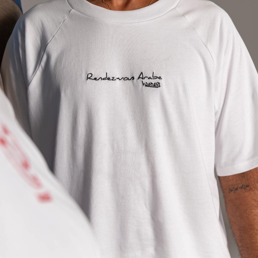 T-shirt boxy homme manches courtes raglan Rendez-vous Arabe