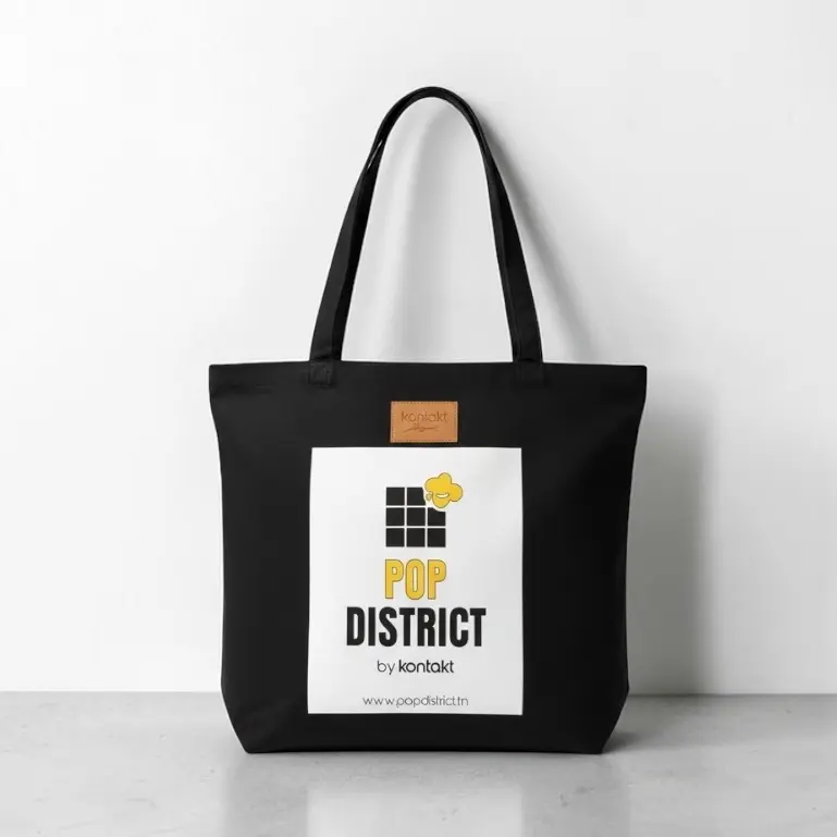 Tote bag en jeans POP DISTRICT