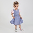 Robe bébé bi-couleur chaine et trame