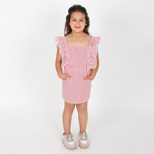 Robe fille en chaine et trame