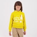Sweat garçon col haut croisé AT ONE WITH THE EARTH