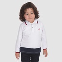 Polo bébé bi-couleur