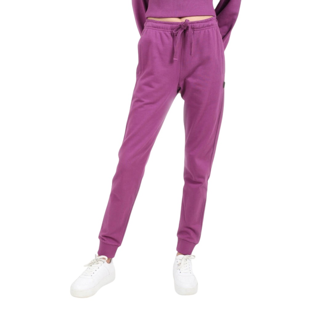 Jogger slim femme en molleton