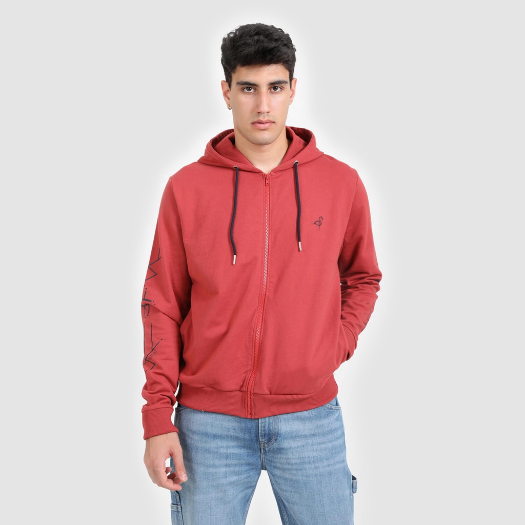 Hoodie zippé homme POUVOIR & PUISSANCE