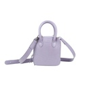 Sac carré en cuir avec bandoulière amovible - DONIA