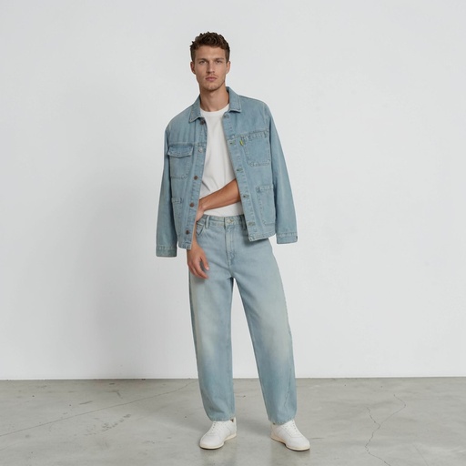 Workwear jacket homme en jeans-WAEL