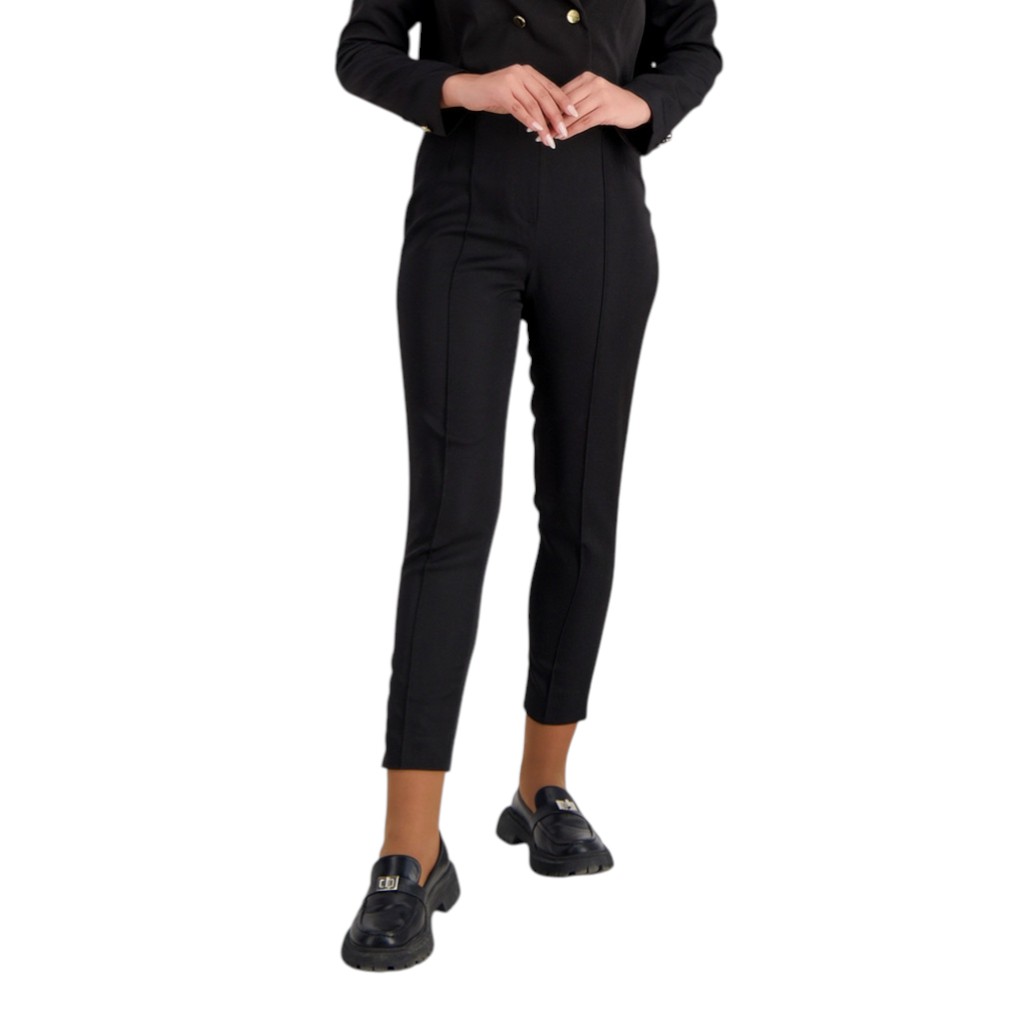 Pantalon tailleur femme taille haute