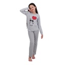 Pyjama fille manches longues PANDA