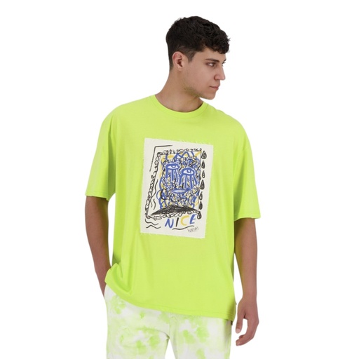 T-shirt oversized homme manches courtes LOOK NICE