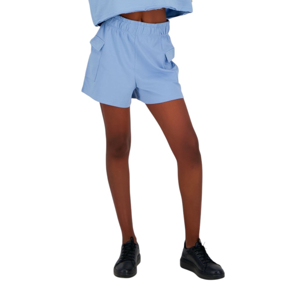 Short cargo femme en molleton