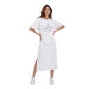 Robe maxi femme manches courtes avec fentes  FTOUR EL SBE7