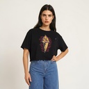 Sweat cropped femme manches courtes GLACE