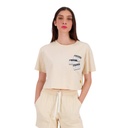 T-shirt crop femme manches courtes WARNING