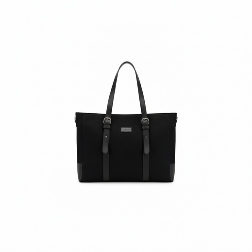 [01-010-127-001-K918-U] Cabas en jeans et cuir