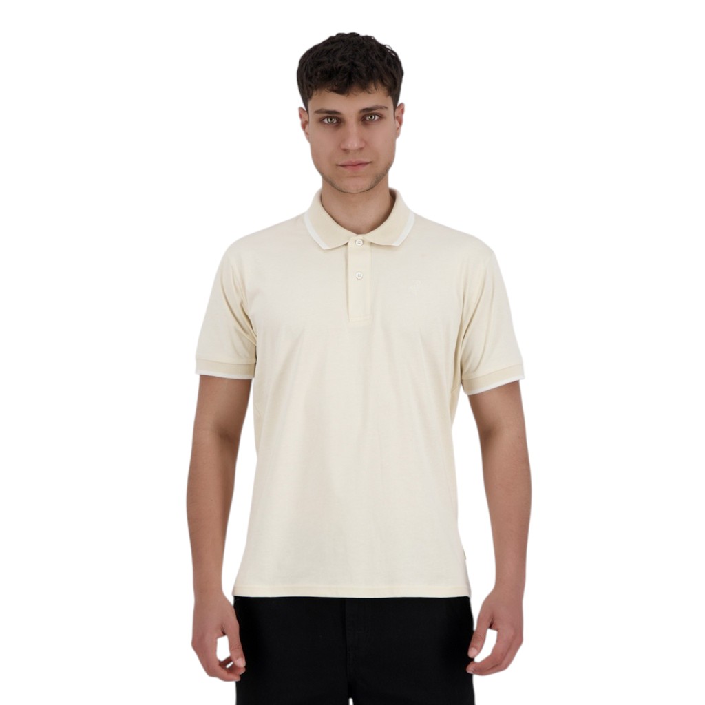 Polo homme manches courtes en jersey avec broderie