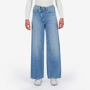 Super Straight jeans femme avec braguette décalé- SARRA 2.0