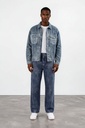 Veste oversized unisexe en jeans Heavy Used Effect - TUNIS FASHION WEEK 2024