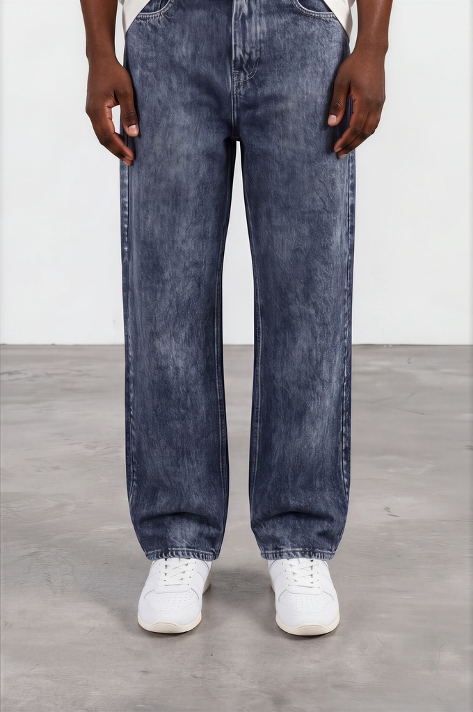 Baggy jeans unisexe Heavy Used Effect - TUNIS FASHION WEEK 2024