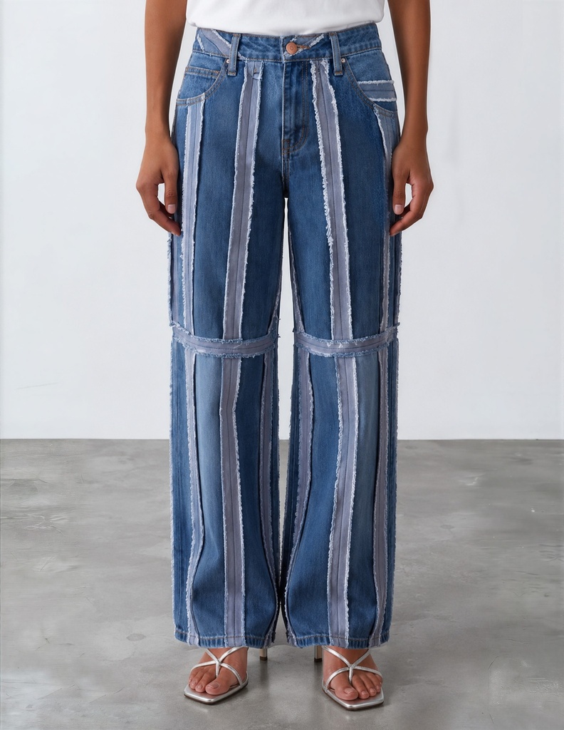 Baggy jeans unisexe  UPCYCLING METHODS - TUNIS FASHION WEEK 2024