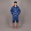 Kachabya unisexe en jeans UPCYCLING METHODS - TUNIS FASHION WEEK 2024