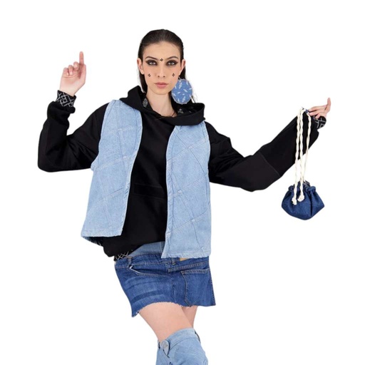 Chechia & Sac en jeans Modular - TUNIS FASHION WEEK 2024