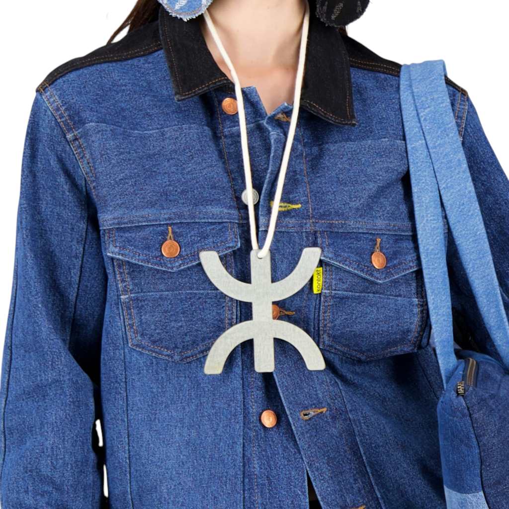 Colier en acier FREEDOM UPCYCLING METHODS - TUNIS FASHION WEEK 2024