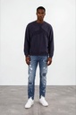 Sweat unisexe oversized avec déchirure  Heavy Used Effect - TUNIS FASHION WEEK 2024