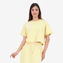 Sweat sur taille femme manches courtes FLEUR