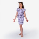 Robe de pyjama fille avec volant