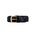 Ceinture tressé unisexe en cuir