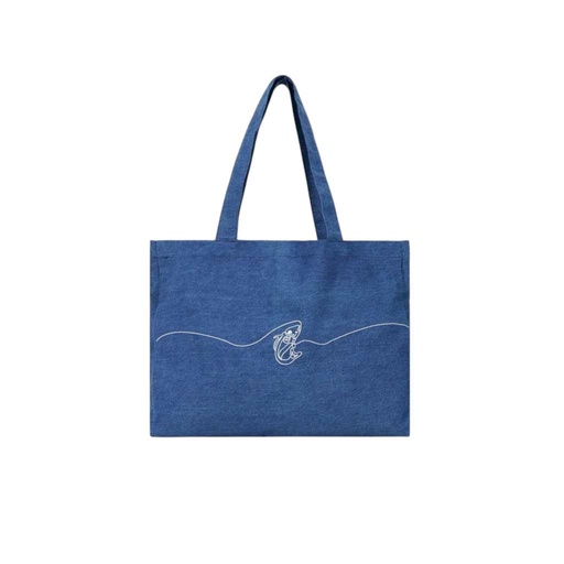 [01-010-31-008-K419] Tote bag unisexe en jeans HOUTA