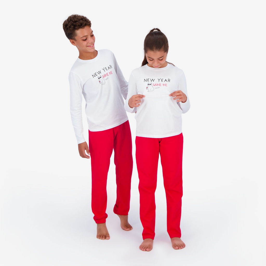 Pyjama unisexe enfant manches longues NEW YEAR SAME ME